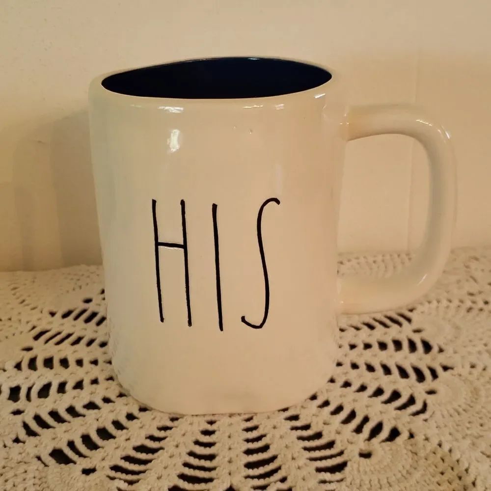 EUC Rae Dunn Coffee Mug - "HIS"